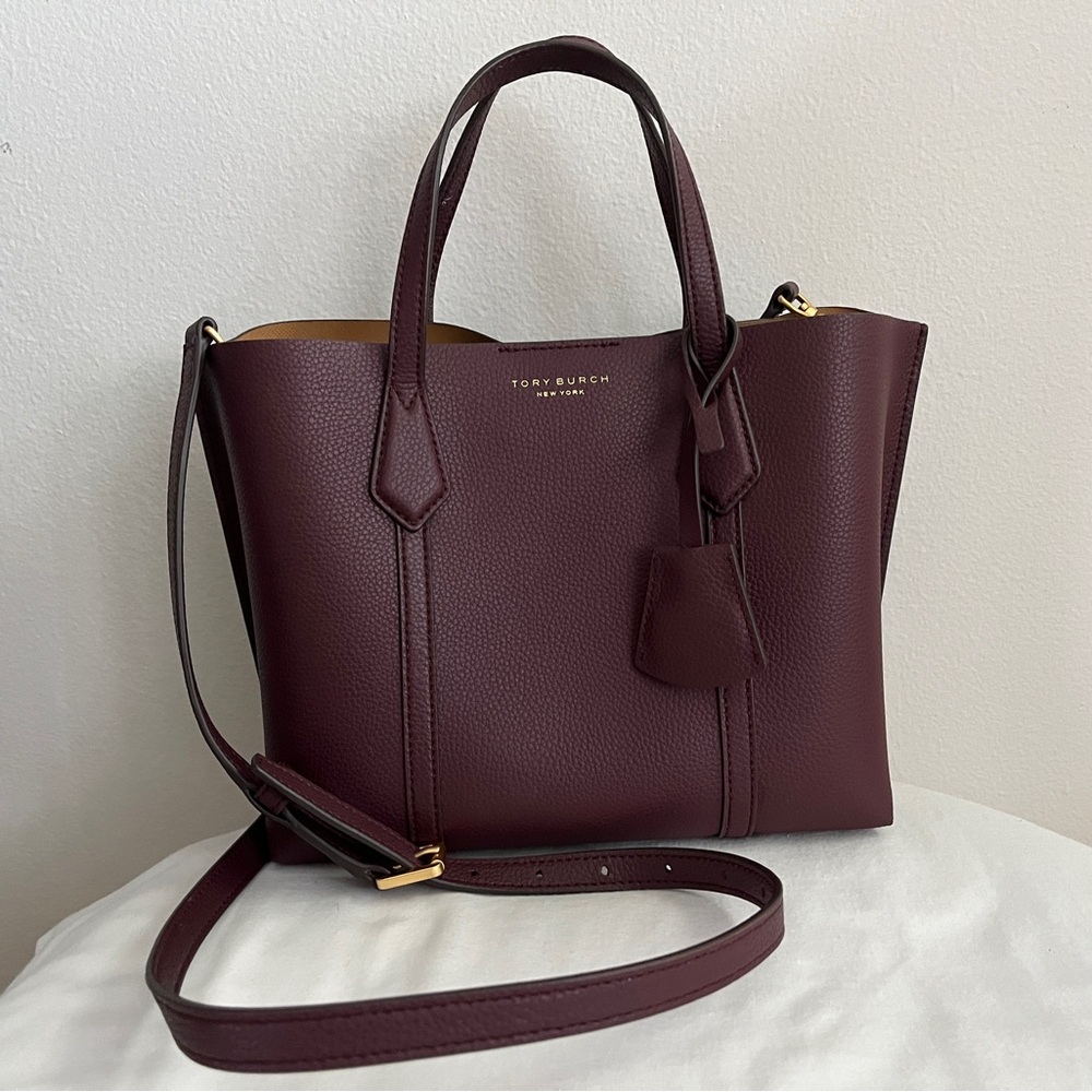 Tory Burch Perry small triple compartment tote bag